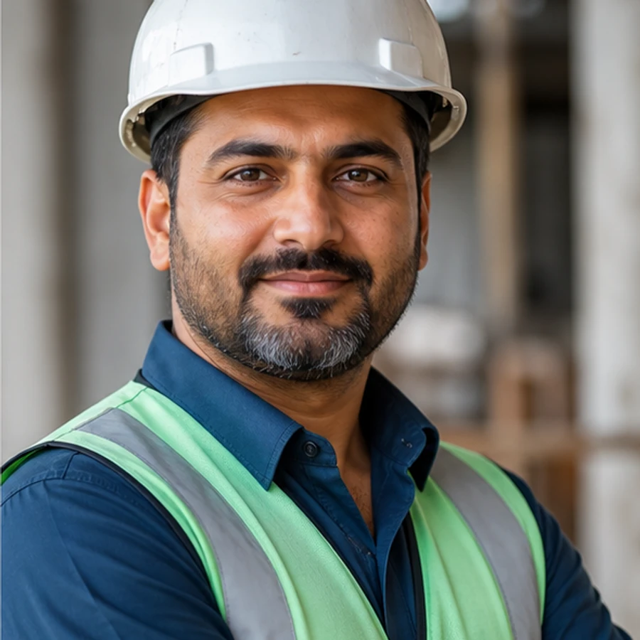 Site supervisor testimonial portrait