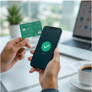 Secure contractor payment processing with mobile verification